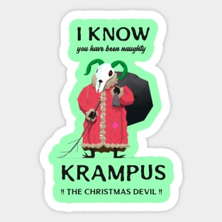 Krampus: the Christmas devil Sticker